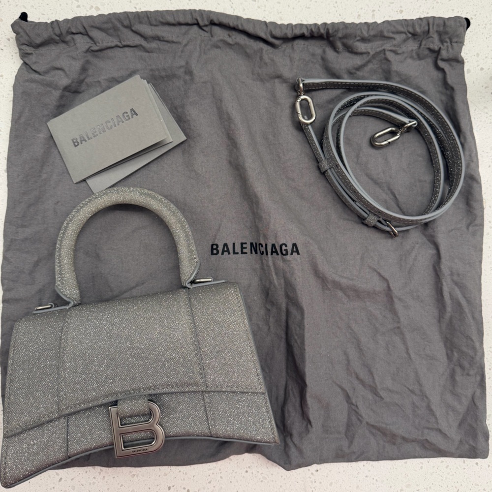 Balenciaga Sparkling Gray Handbag